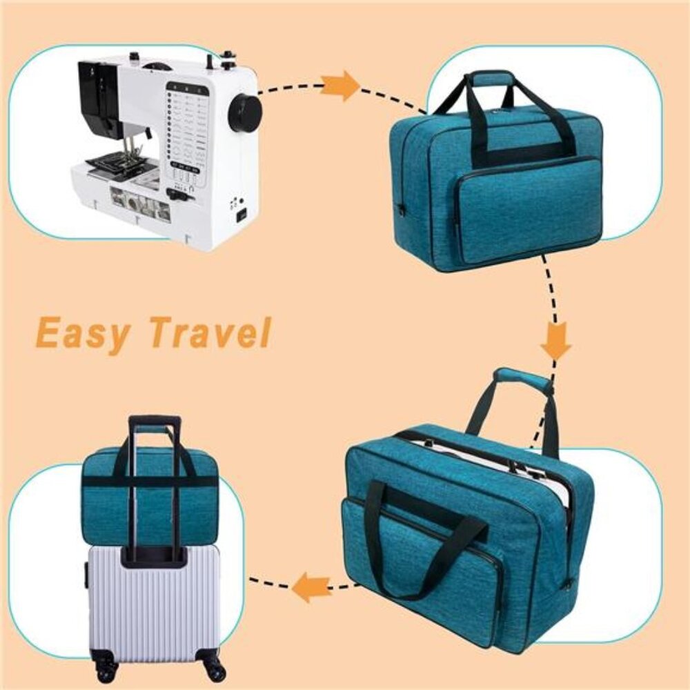 Sewing Machine Carrying Case，Sewing Machine Carrying Case Tote Bag，Universal - Picture 5 of 7